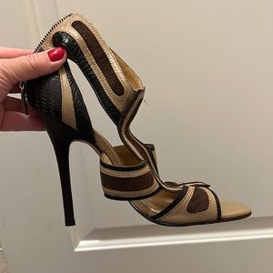 L.a.m.b designer heel shoes